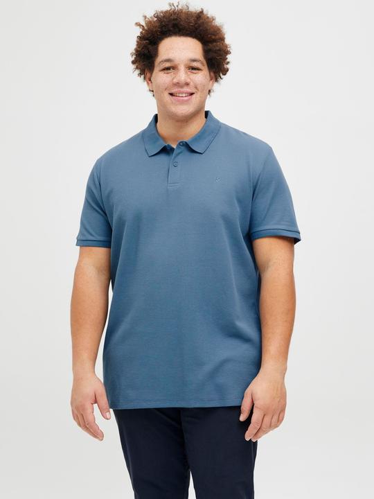 Actual product image Jack & Jones Plus Size Logo Poloshirt Poloshirt (5XL)