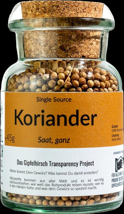 Produktbild Gipfelhirsch Koriander, ganz (45 g)