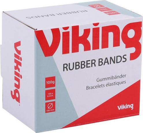 Produktbild Office Depot Gummibänder 6 mm x 150 mm 100 mm Naturbraun 100 g