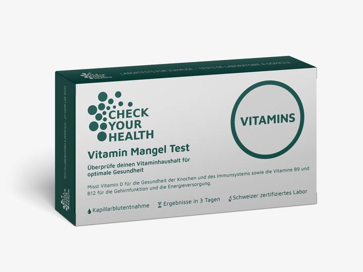 Immagine prodotto Check Your Health Kit di prova del bilancio nutrizionale e delle vitamine