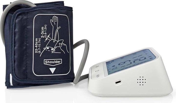 Actual product image Nedis SmartLife Blood Pressure Monitor | Arm | Bluetooth | LCD Display | 22 - 42 cm | Display of (Blood pressure monitor upper arm)