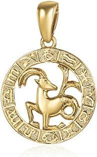 JVD Gold-plated Capricorn pendant SVLP0713XH2GOKO