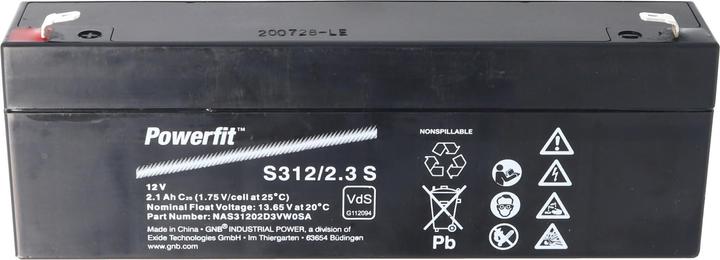Produktbild Exide Powerfit S312/2.3 S Blei Akku 12 Volt mit 2100mAh (12 V, 2.10 Ah)