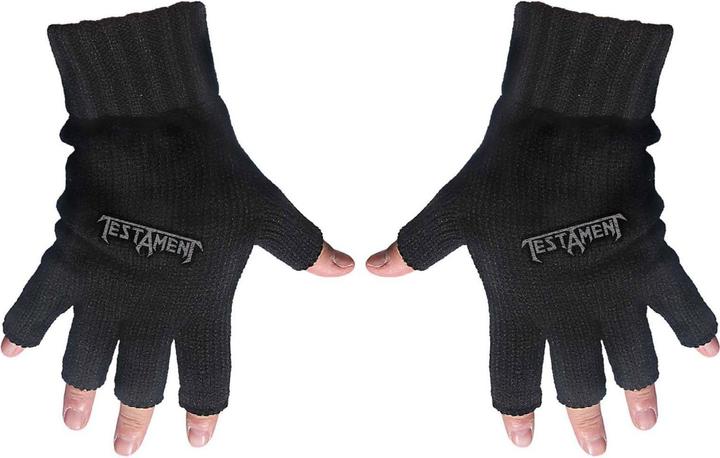 Testament Logo Fingerlose Handschuhe (One Size)