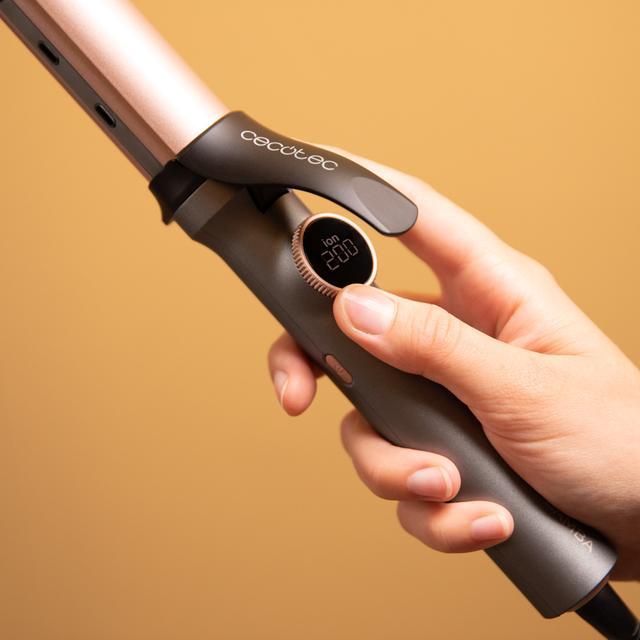 Actual product image Cecotec Manual Curling Iron Bamba SurfCare Epic Curly Sphere 32mm Ceramic and Tourmaline Temperature (32 mm)
