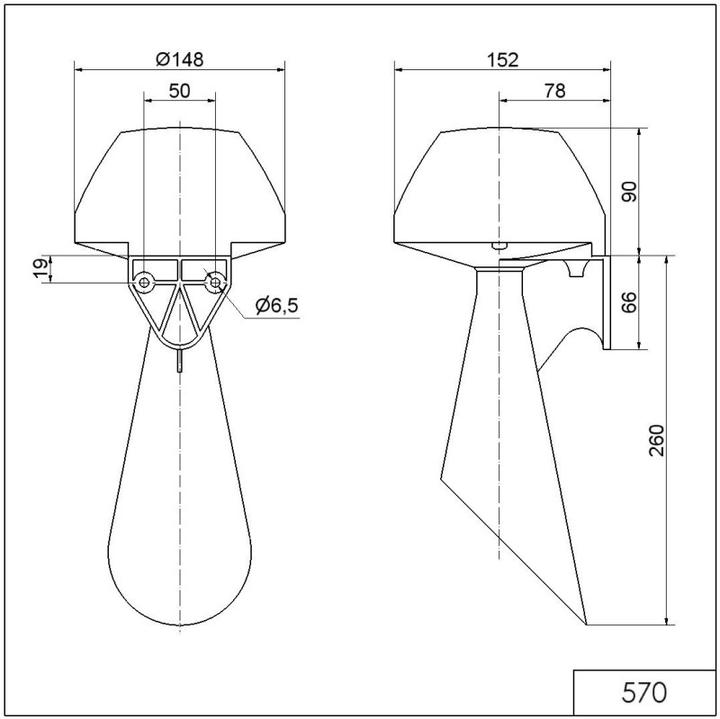 Actual product image Werma Signal horn