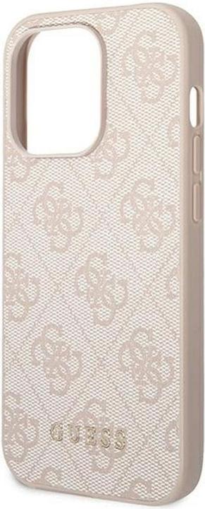 Produktbild Guess GUHCP14LG4GFPI iPhone 14 Pro 6,1" różowy/pink hard case 4G Metal Gold Logo (Apple iPhone 14 Pro)