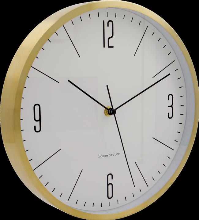House Doctor Wall clock, HDHour, Golden (30 cm)