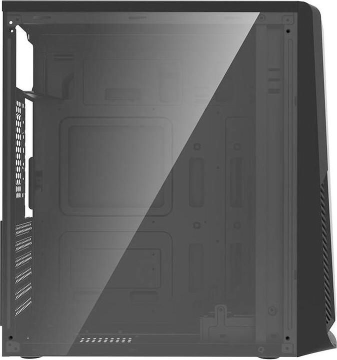 Produktbild Darkflash Tech Aigo RAINBOW 6 computer case (black) (mATX, ATX)