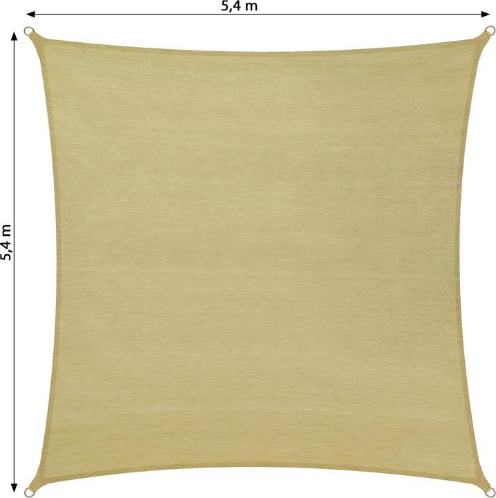 Produktbild tectake Sonnensegel (540 x 540 cm)