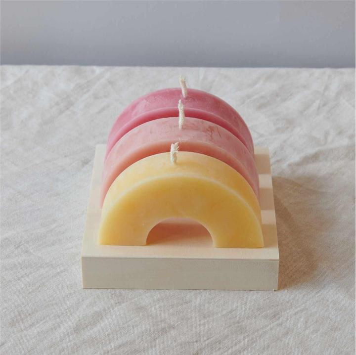 Actual product image Rico Design Candle mould rainbow flat, 118 x 69 x 30 mm