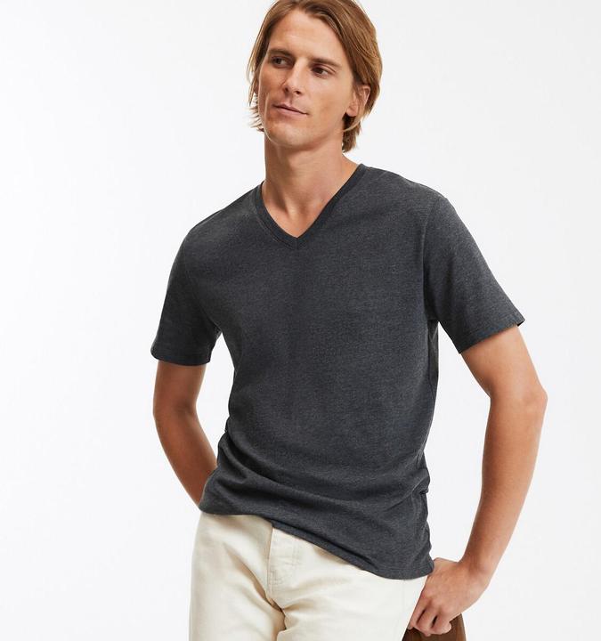 Image du produit La Redoute Collections T-shirt avec col en V (XXL)