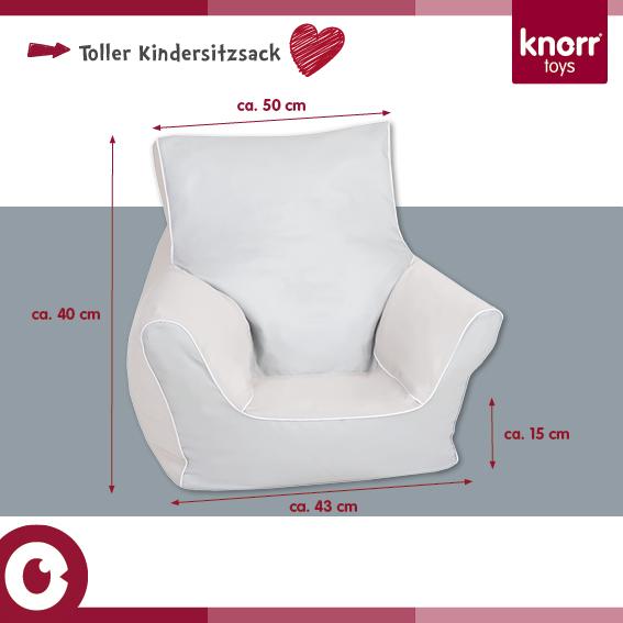 Image du produit Knorrtoys Kindersitzsack - "Rainbow unicorn" (Fauteuil pour enfants)