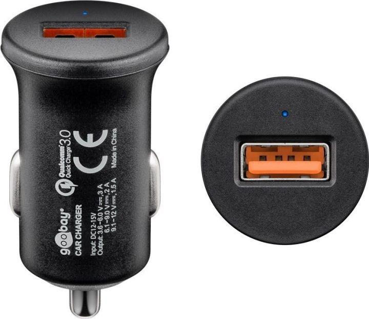 Produktbild Goobay USB-Autoschnellladegerät