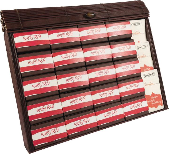 Actual product image Online Ink glass 15ml 17241/20 Ruby Red (Red)