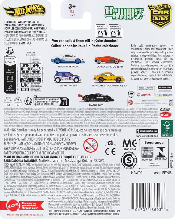 Productafbeelding Hot Wheels Das legendäre Auto MG Metro 6R4