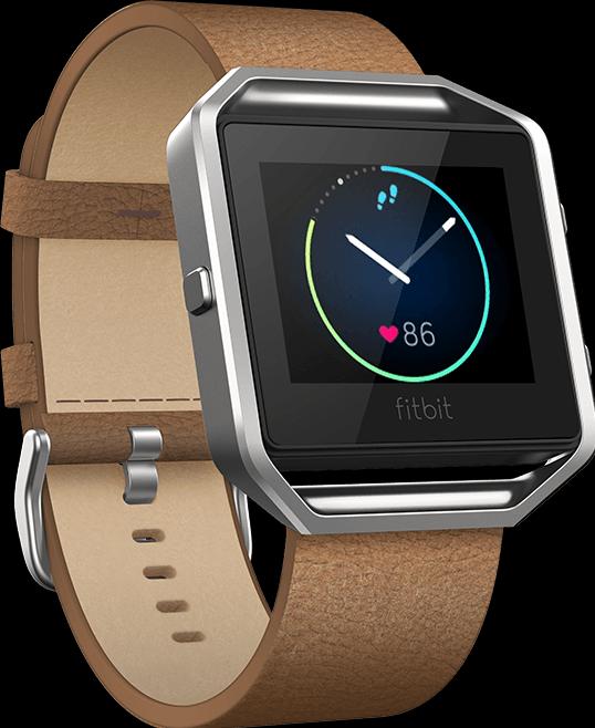 Actual product image Fitbit Blaze leather bracelet with frame (Genuine leather)