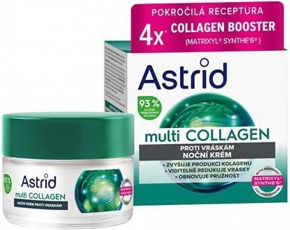 Immagine prodotto Astrid Anti-Wrinkle And Elasticity Restoring Night Cream Multi Collagen 50 Ml (50 ml, Crema notte)