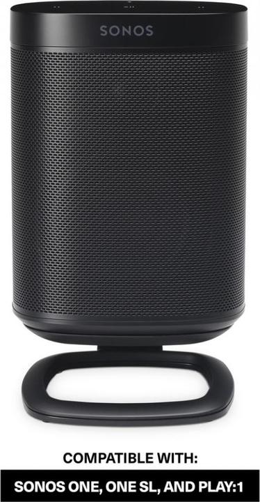 Image du produit Flexson Support de table Sonos ONE en noir monobloc (1 pièce, Support)