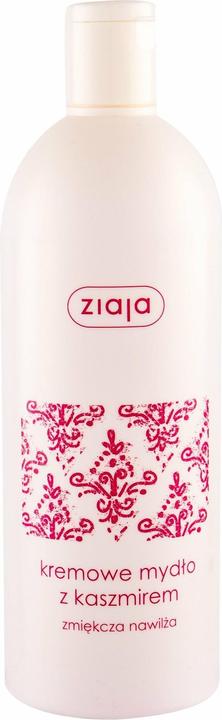 Ziaja Creme-Körperseife mit Kaschmir erweicht und spendet Feuchtigkeit (500 ml)