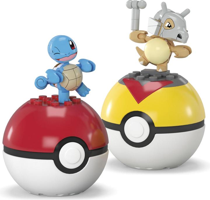 Produktbild MEGA PokÃ©mon 2er PokÃ©ball Set - Schiggy und Tragosso
