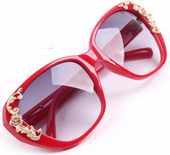 Actual product image Hermex Ladies Elegant Sunglasses UV400 - Red