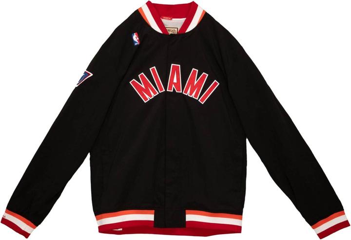 Actual product image Mitchell & Ness NBA Miami Heat Warm Up Jacket Men (M)