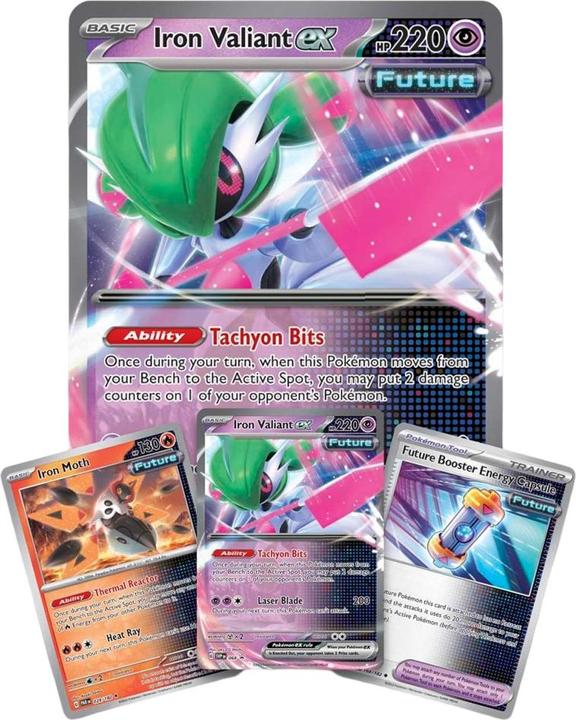 Actual product image Pokémon TCG ex Box - Iron Valiant (English, Booster Pack)