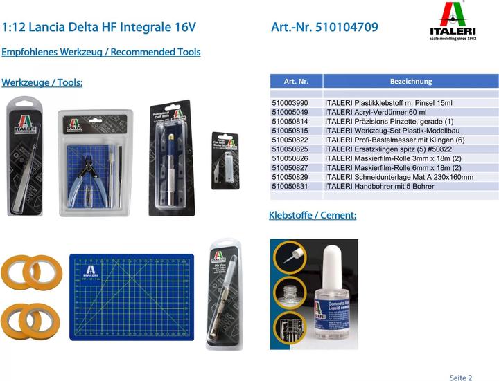 Actual product image 1:12 Lancia Delta HF Integrale 16V