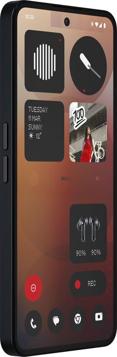 Actual product image Nothing Phone (3a) (128 GB, Black, 6.77", Dual SIM, 50 Mpx, 5G)