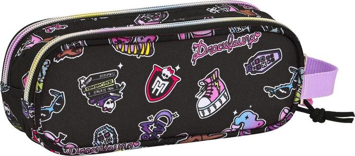 Produktbild Monster High Zweifaches Mehrzweck-Etui Creep Schwarz 21 x 8 x 6 cm