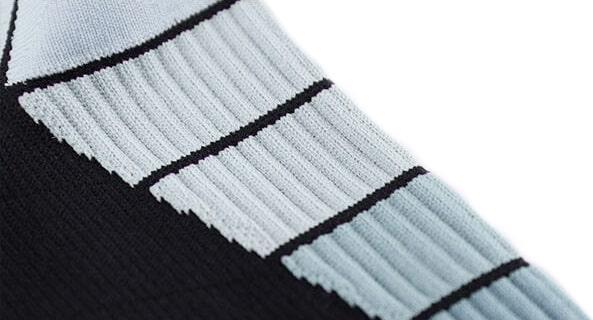 Actual product image JTI Knee-high compression socks for running and fitness - Grey L/XL (L/XL)