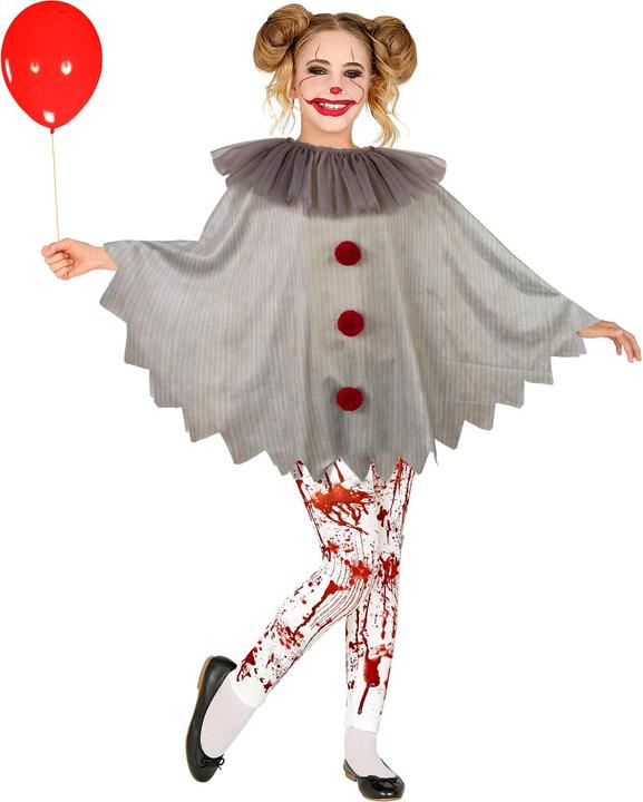 Produktbild Widmann HORROR CLOWN (Poncho), One Size Fits Most Children (One Size)