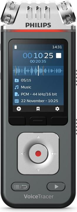 Philips DVT6115 Traceur vocal numérique (8 Go)
