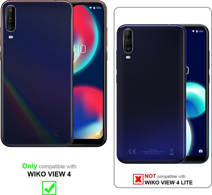 Actual product image Cadorabo Case for WIKO VIEW 4 with belt clip (Wiko View 4)