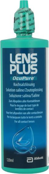 Actual product image Lens Plus OcuPure (Saline solution Lens solution, 120 ml)