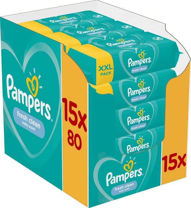Pampers Fresh Clean (1200 Stück)
