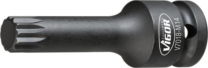 Actual product image Vigor Power impact wrench insert range for internal multi-tooth profile (XZN) V7018