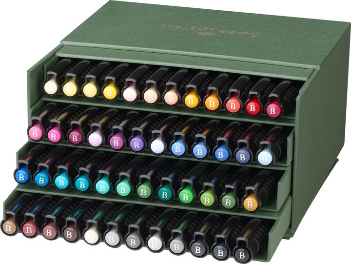 Image du produit Faber-Castell Feutre Pitt Artist Pen studio box 48x (Multicolore, 48 x)