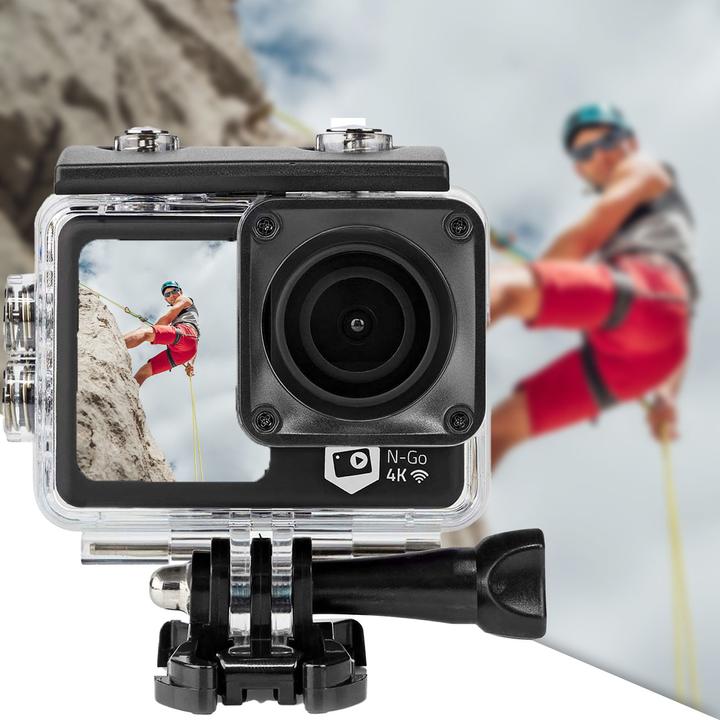 Image du produit Nedis Action Cam | 4K@30fps | 16 MPixel | Etanche à : 30.0 m | 90 min | Wi-Fi | App disponible (30p, WiFi)
