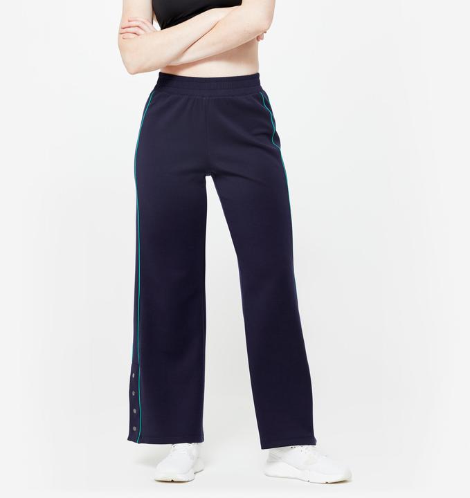 Domyos Jogginghose Wide Leg - Heritage dunkelblau/grün (W35)
