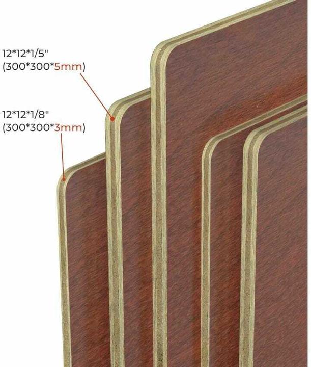 Actual product image Creality Rosewood panels 300 x 300 x 3/5 mm (Replacement parts)