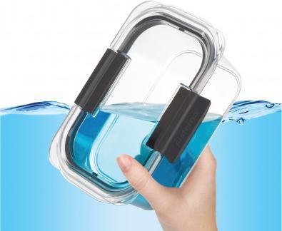 Actual product image Sistema Brilliance, Box, Rectangular, 0.92 L, Black, Transparent, New Zealand, 200 mm (0.92 l)
