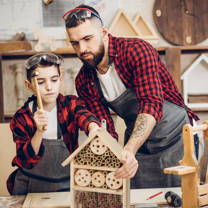 Produktbild Relaxdays Insektenhotel (Florfliegen, Wildbienen, Marienkäfer)