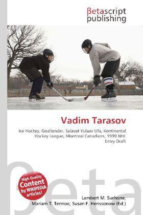 Produktbild Vadim Tarasov (Lambert M. Surhone, Miriam T. Timpledon, Susan F. Marseken, 2010)
