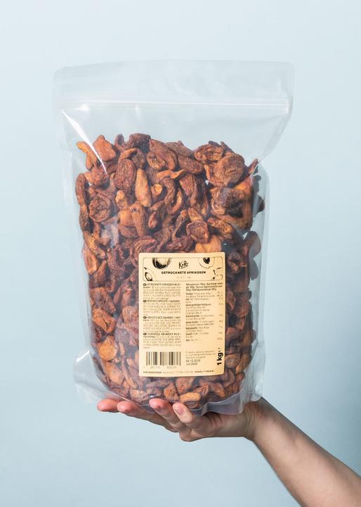 Produktbild KoRo Getrocknete, ungeschwefelte Aprikosenhälften (1000 g)