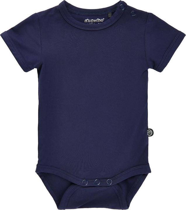 Minymo Kurzarm-Body Bamboo Dark Navy Gr. 86 (86)
