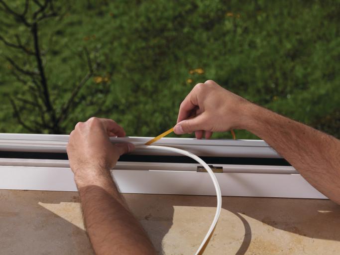 Actual product image tesa P-profile window seal (0.27 kg, White)