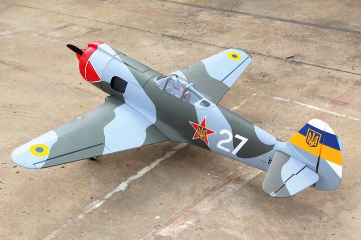Actual product image Seagull Models SG-Models ) YAK-3U 63" 20cc WITH electric retractable landing gear ARF (Warbird)