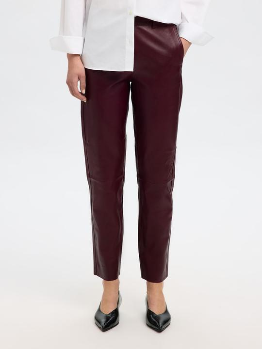 Produktbild Selected Femme Tapered Lederhose (42)